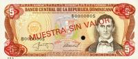 Gallery image for Dominican Republic p118s2: 5 Pesos Oro
